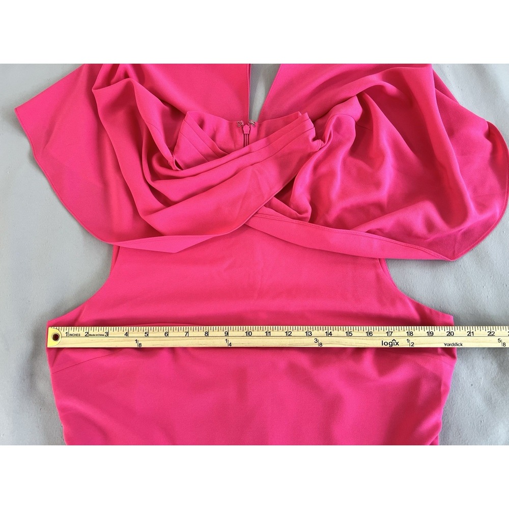 TAHARI ARTHUR S. LEVINE Dress Sz 14 Pink Women's Coquette - Picture 4 of 12